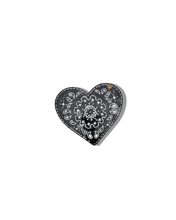 Solar Eclipse PAISLEY HEART COMPACT MIRROR