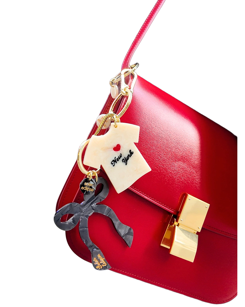 Solar Eclipse NYC T-SHIRT BAG CHARM + KEYCHAIN