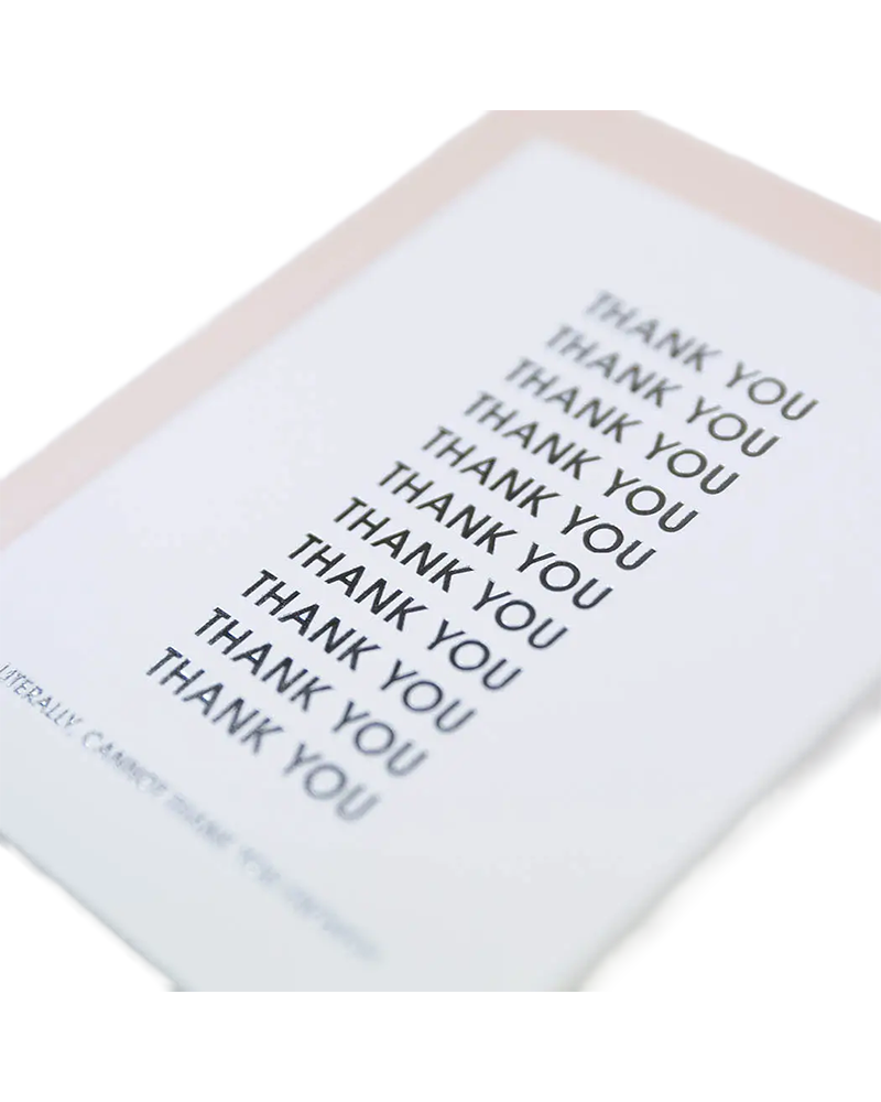 Chez Gagne CANNOT THANK YOU ENOUGH CARD