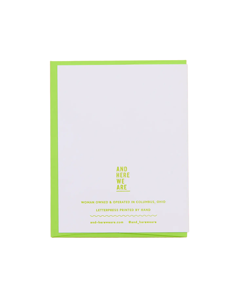 And Here We Are BEST HUSBAND/DAD/FRIEND CARD