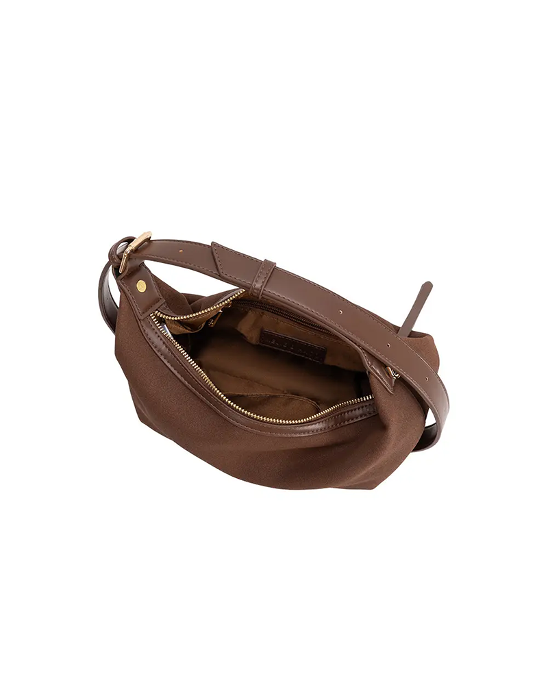 Melie Bianco LILITH SUEDE TOP HANDLE BAG