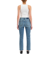 Daze SMARTY PANTS HIGH RISE SLIM STRAIGHT JEANS