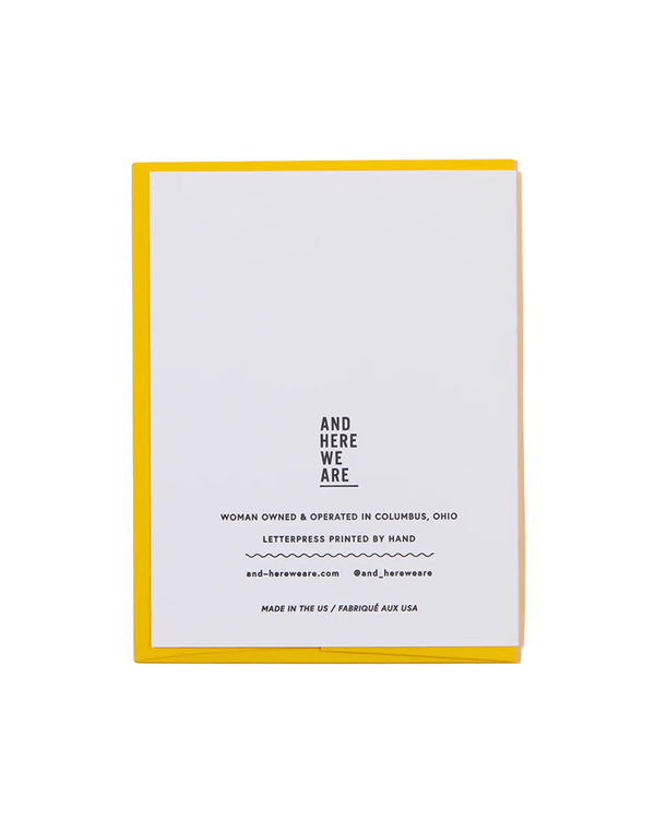 And Here We Are MOVED TO THE BURBS NEW HOME CARD