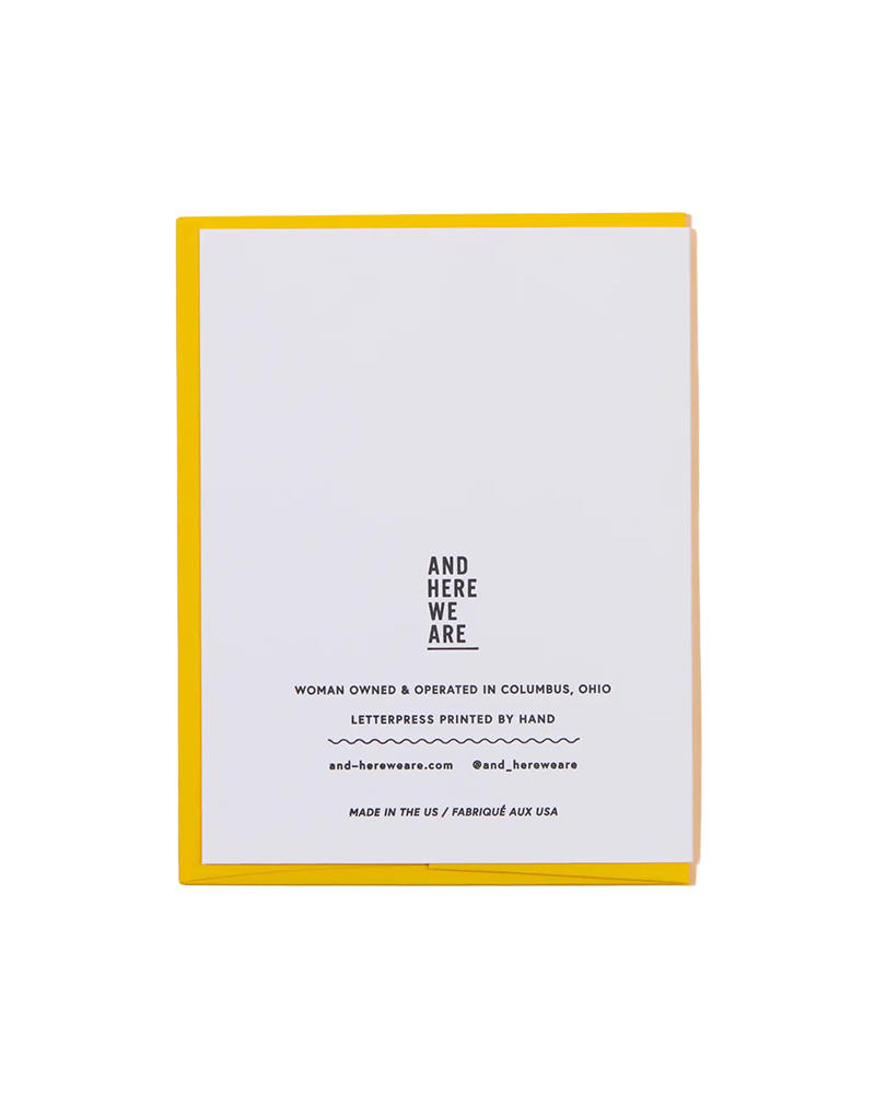 And Here We Are MOVED TO THE BURBS NEW HOME CARD