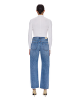 Pistola LEXI MID RISE BOWED STRAIGHT JEANS