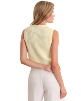 525 JAYME BUTTON THROUGH TEXTURED VEST