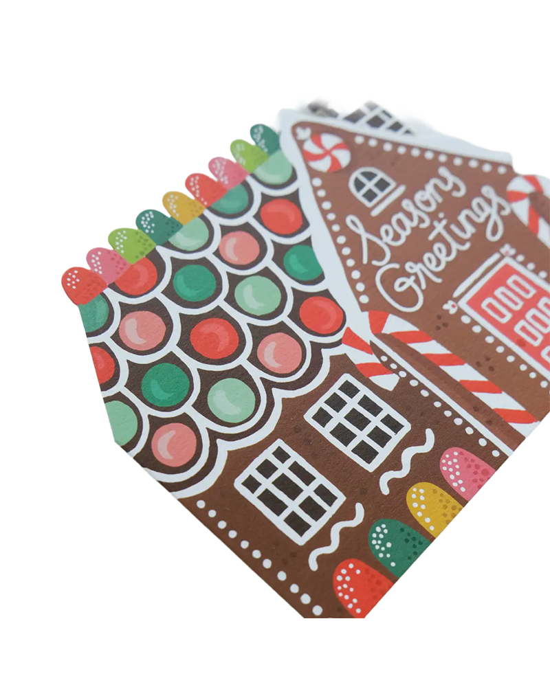 Idlewild Co GINGERBREAD HOUSE CARD