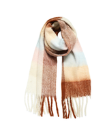 Adorro CHUNKY OBLONG PLAID SCARF
