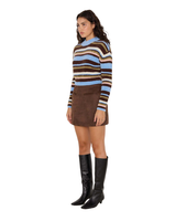 Mink Pink POET FLUFFY STRIPE SWEATER