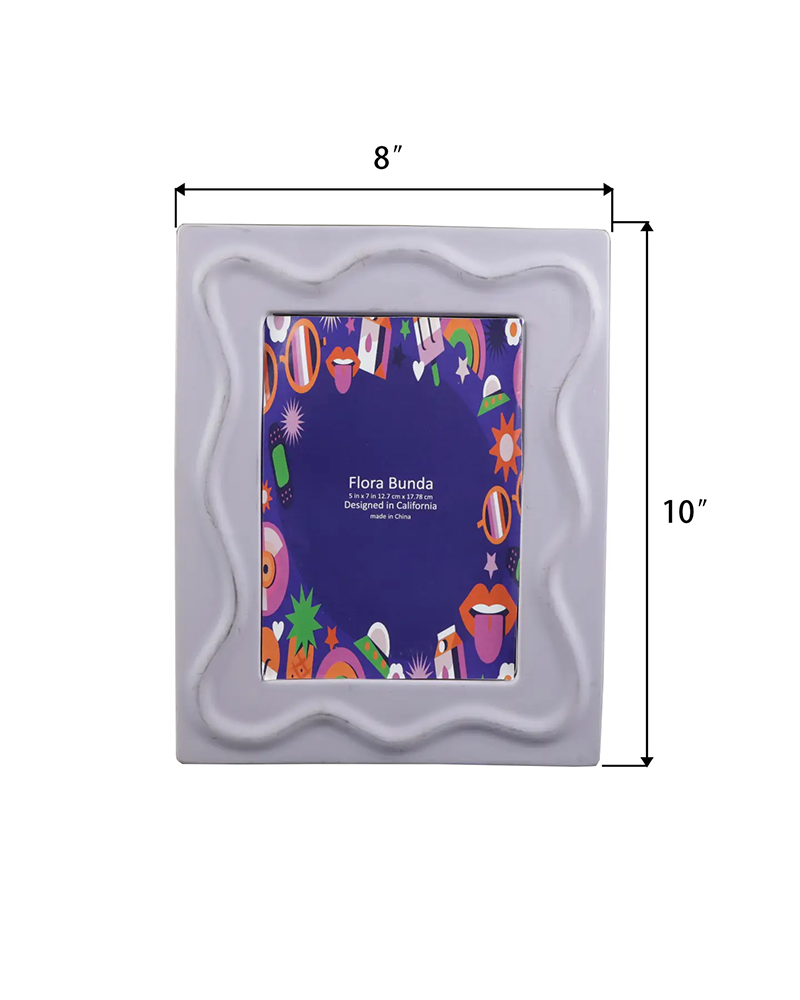 Flora Bunda Inc 5X7 CURVE LINE CERAMIC FRAME