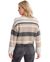 525 DANA CREWNECK STRIPE CARDIGAN