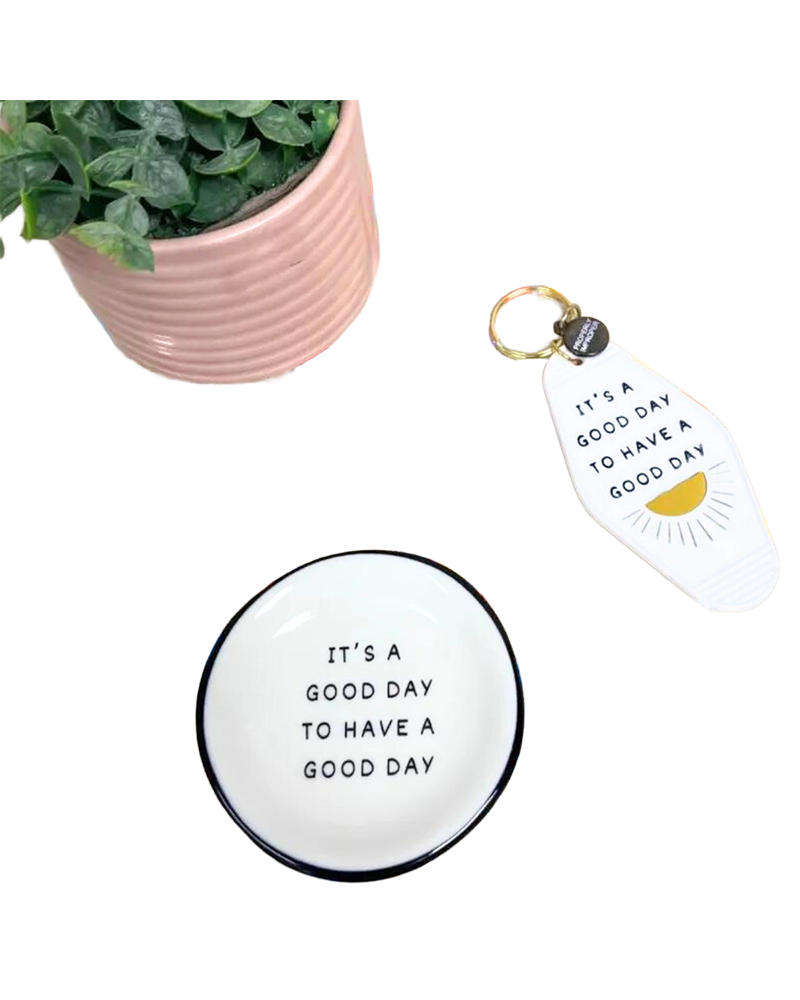 Properly Improper IT'S A GOOD DAY RING DISH