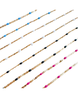 E+Y COLOR POP BALL CHAIN NECKLACE