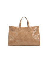 Melie Bianco SUTTON TAN VEGAN LEATHER TOTE