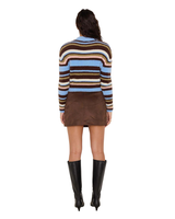 Mink Pink POET FLUFFY STRIPE SWEATER