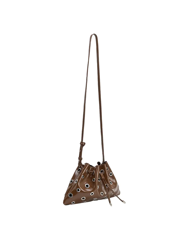 Melie Bianco PALOMA CHOCOLATE RVEGAN SHOULDER BAG