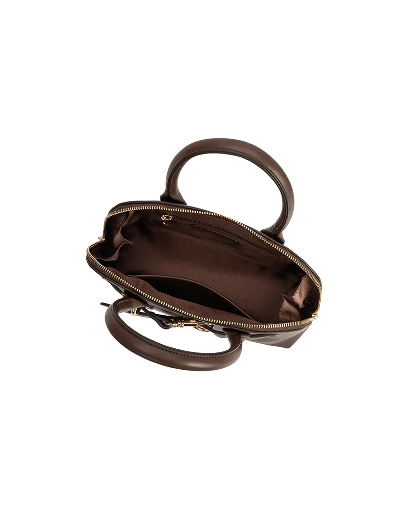 Melie Bianco RUE ESPRESSO VEGAN TOP HANDLE BAG