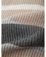 525 DANA CREWNECK STRIPE CARDIGAN