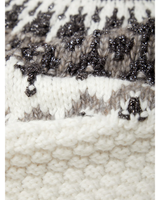 525 ALORA PUFF SLEEVE FAIRE ISLE SWEATER