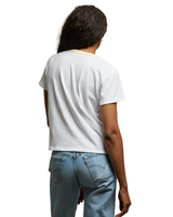Perfect White Tee BILLIE COTTON CONTRAST CREWNECK TEE