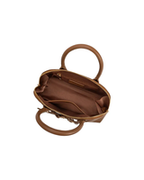 Melie Bianco RUE MOCHA VEGAN TOP HANDLE BAG