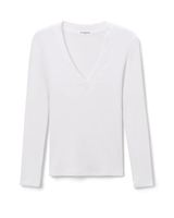 Perfectwhitetee  VIOLA LONGSLEEVE V NECK