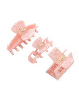 Adorro SALTWATER PINK ASSORTED S/M CLAW CLIP