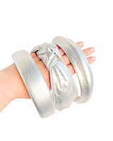 Adorro HOLIDAY SILVER HEADBAND