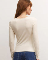 ZSupply Mara Knotted Top In Sandstone