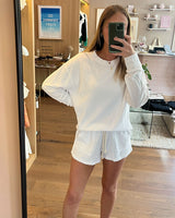 Perfectwhitetee Lou Reverse Pocket Short In White