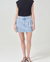 Agolde Becker Skirt In Rotate Denim