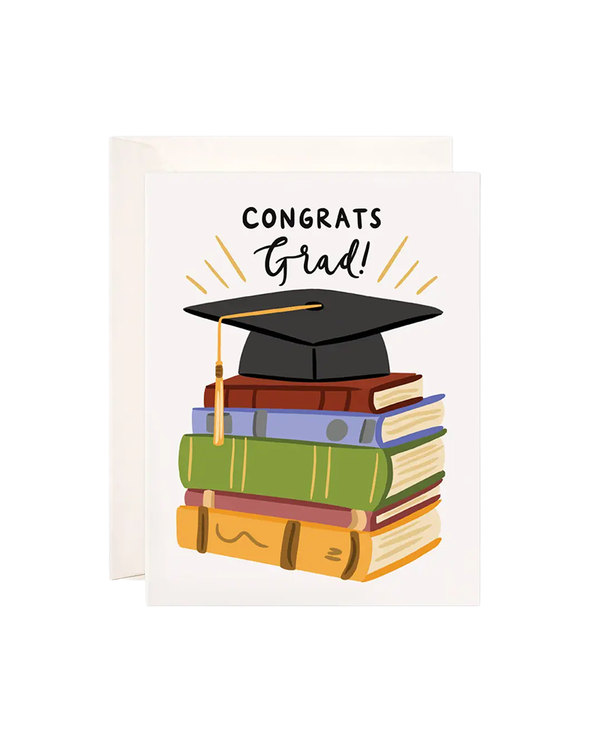 Bloomwolf Studio GRAD BOOKS CARD