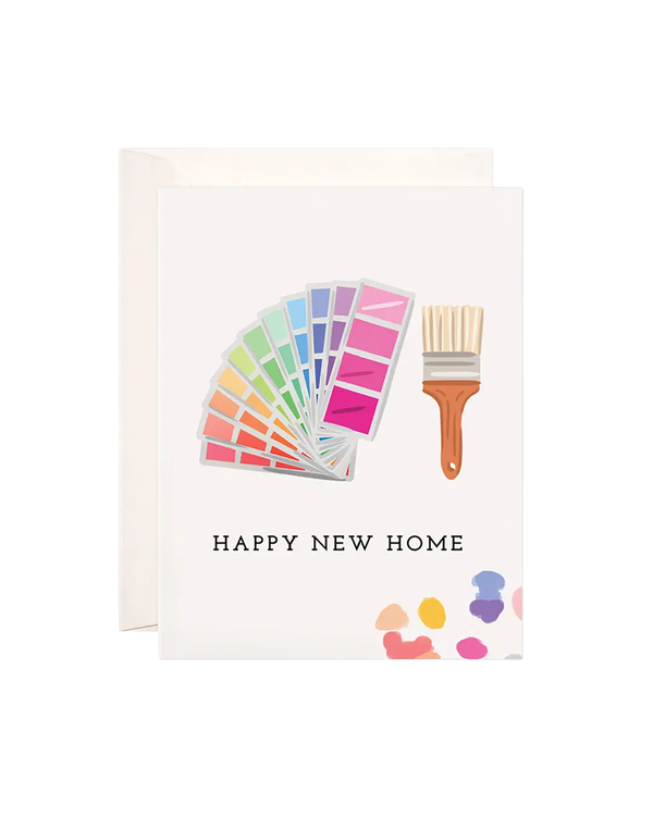 Bloomwolf Studio NEW HOME PAINT CARD