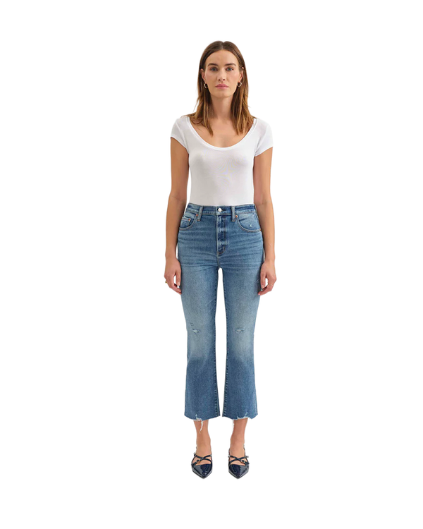 DAZE SHY GIRL HIGH RISE CROP FLARE