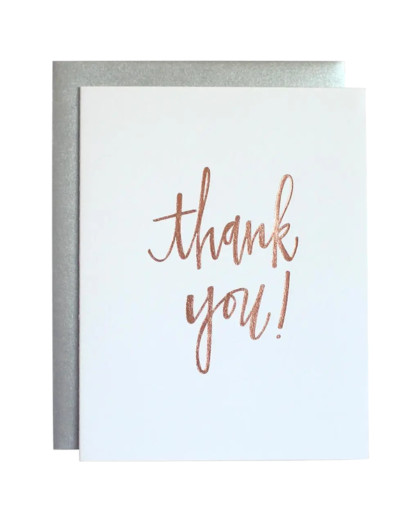 Chez Gagne THANK YOU ROSE GOLD CARD
