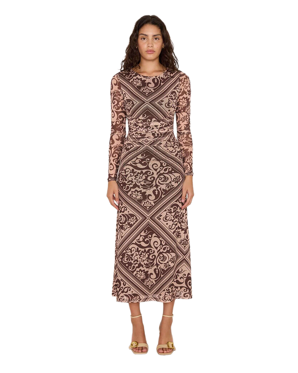 MinkPink LUMI MESH MIDI DRESS