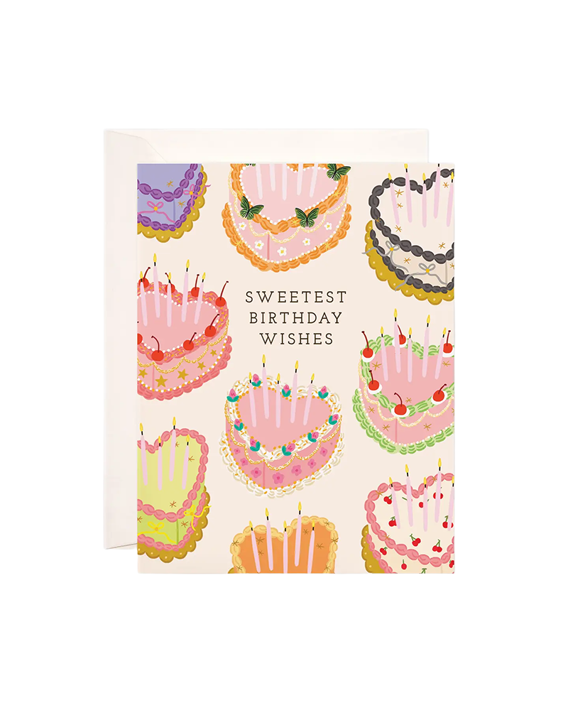 Bloomwolf Studio SWEETEST BIRTHDAY CAKES CARD