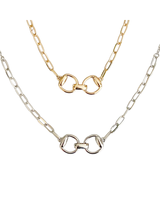 E+Y EQUESTRIAN PENDANT CHAIN NECKLACE