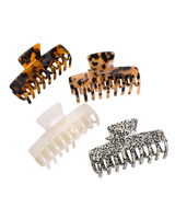 Adorro Chloe Lg Rectangular Barrel Eco-Friendy Claw Clip
