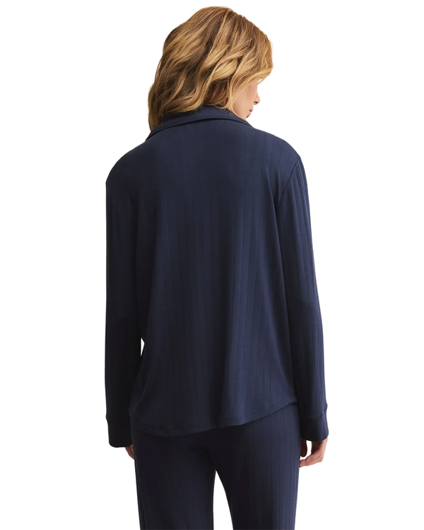Z Supply CLASSIQUE RIB LONG SLEEVE TOP