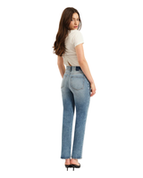 Daze SMARTY PANTS HIGH RISE SLIM STRAIGHT JEAN