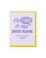 And Here We Are ID I DO IT AGAIN CARD