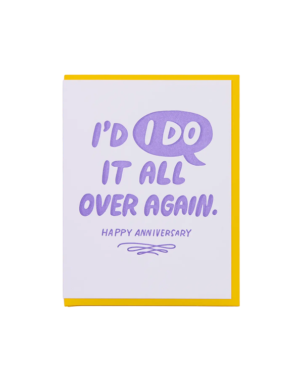 And Here We Are ID I DO IT AGAIN CARD