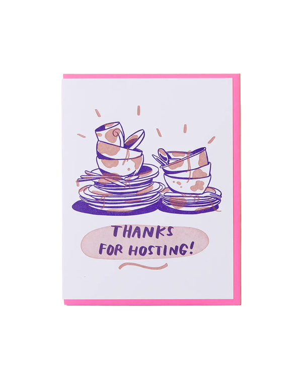 And Here We Are THANKS FOR HOSTING CARD