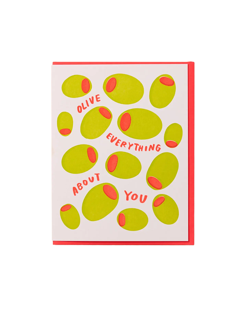 And Here We Are OLIVE EVERYTHING ABOUT YOU CARD