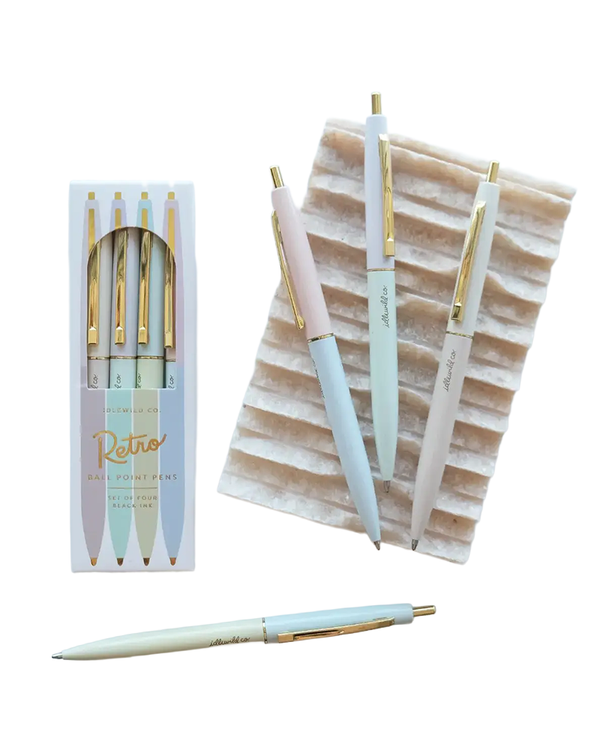 Idlewild RAINBOW RETRO PEN SET