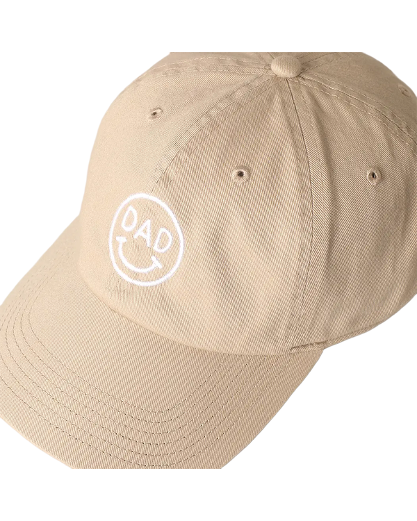 Fashion City HAPPY FACE EMBROIDERED BASEBALL DAD CAP