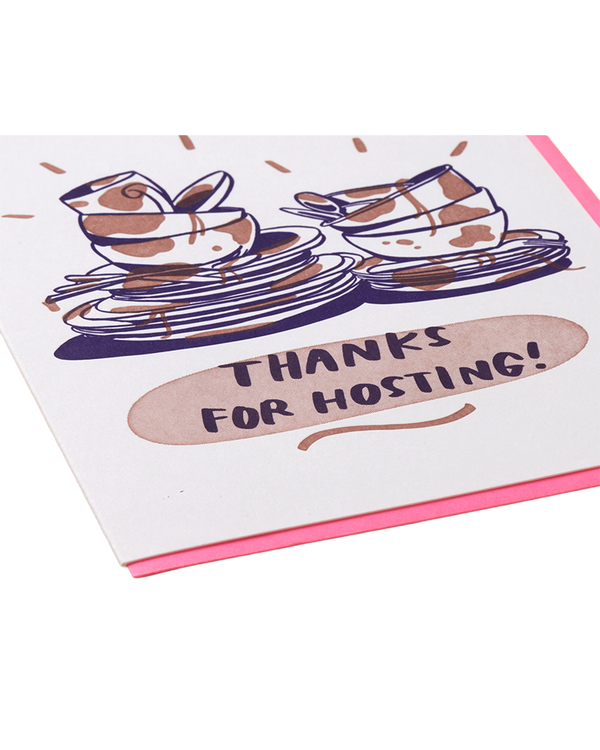 And Here We Are THANKS FOR HOSTING CARD