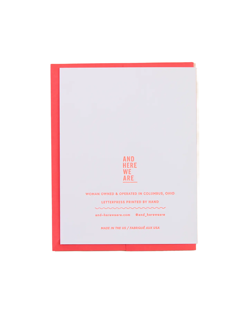 And Here We Are Butter Together Card