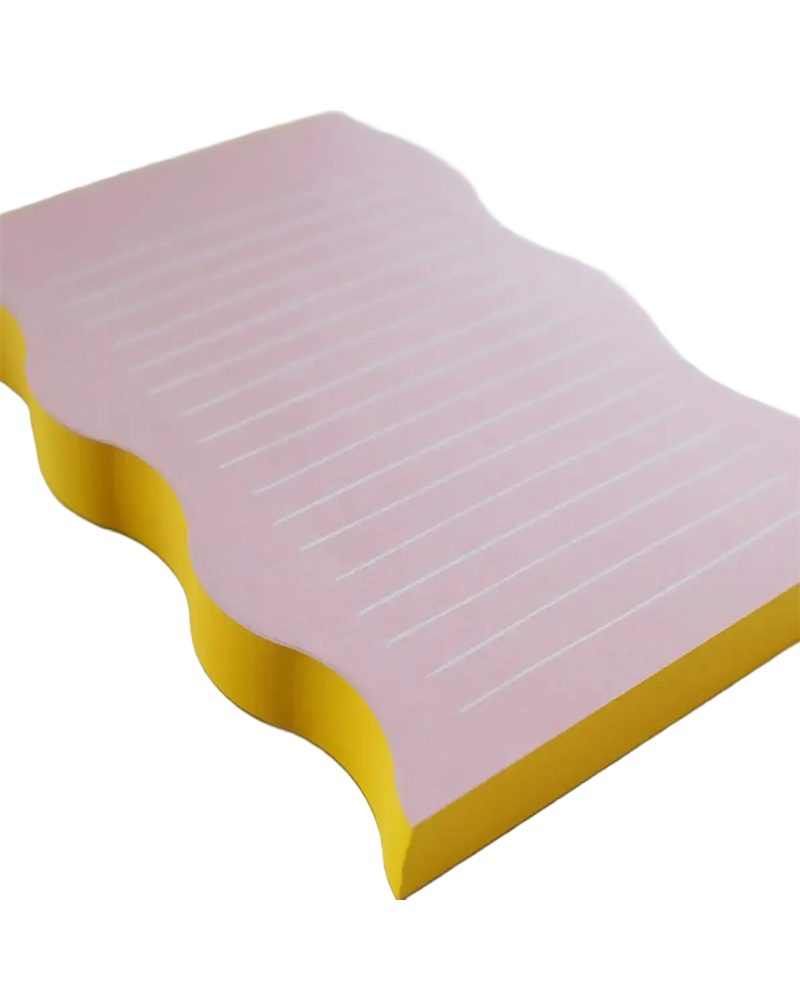 Idlewild Co. WAVY SHAPED NOTEPAD